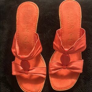 Elegant Coral Sandals